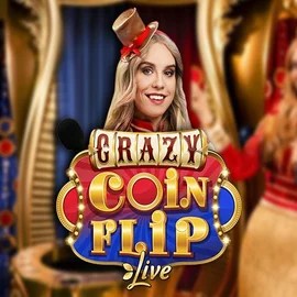 Crazy Coin Flip logo by Evolution at Fezbet CasinoCrazy Coin Flip